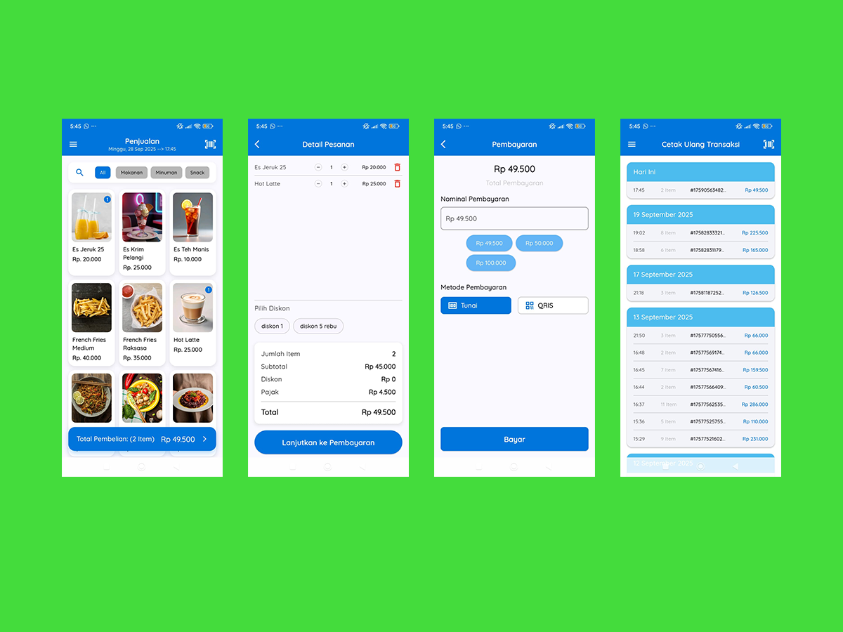Tampilan Posnus yang Mudah Digunakan