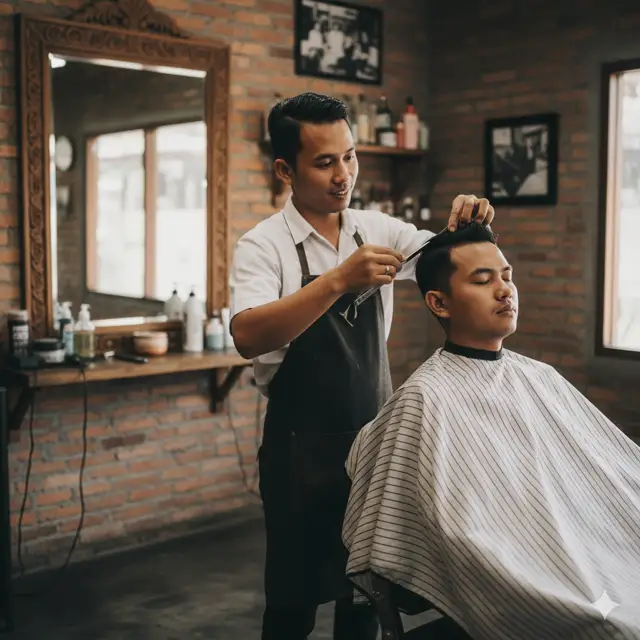 Ilustrasi usaha UMKM menggunakan POSNUS